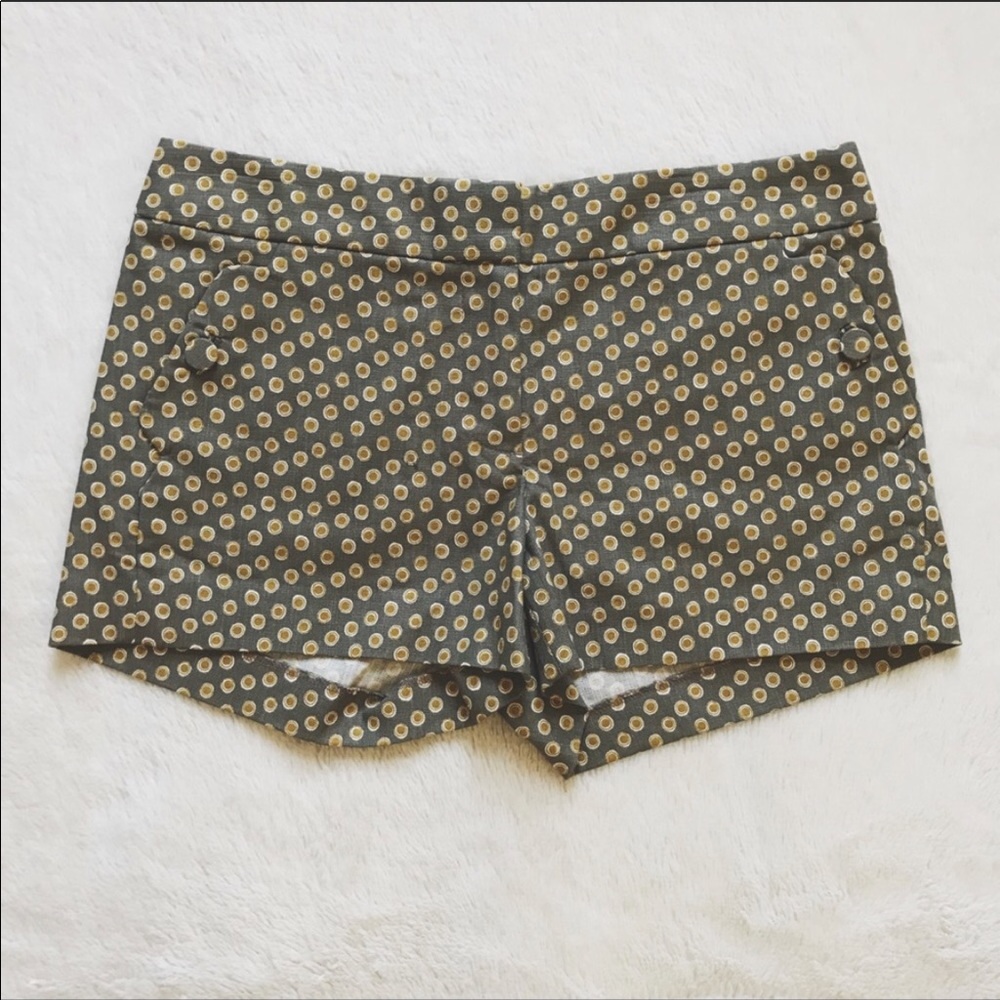 J. Crew Shorts Dot Detail Size 4